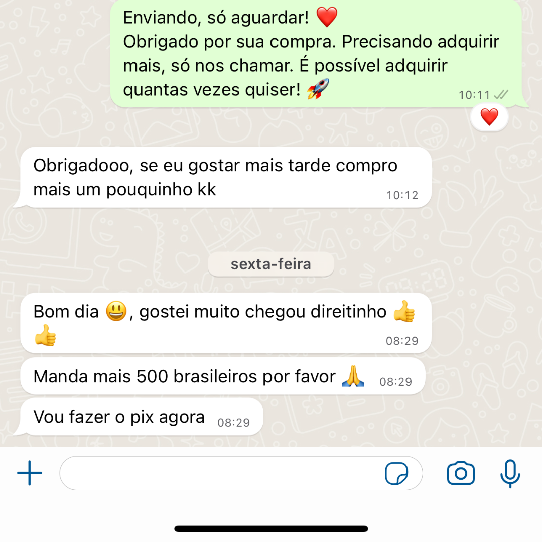 Depoimento de cliente