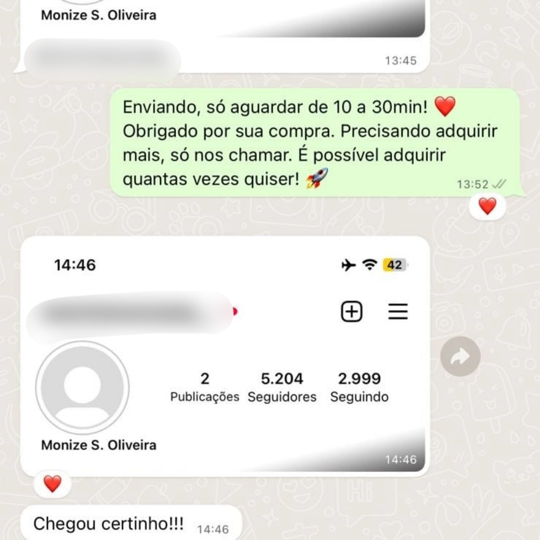 Depoimento de cliente